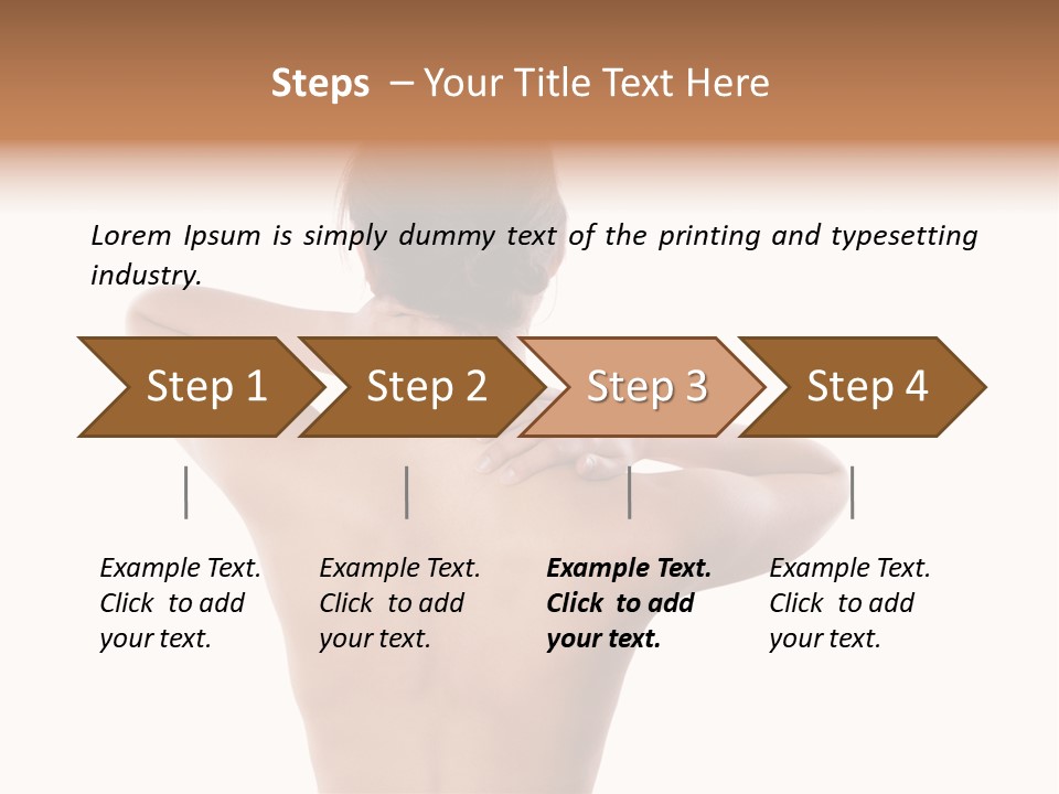 Stress Fingers Skin PowerPoint Template