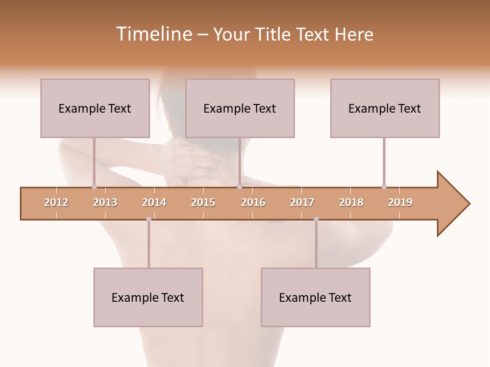 Stress Fingers Skin PowerPoint Template