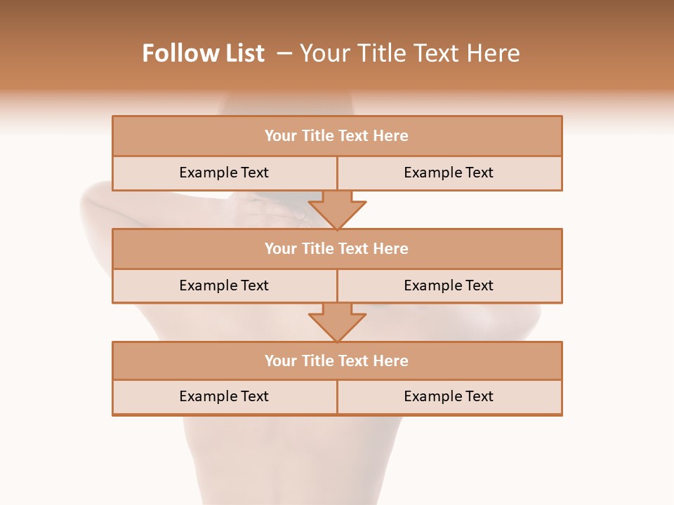 Stress Fingers Skin PowerPoint Template