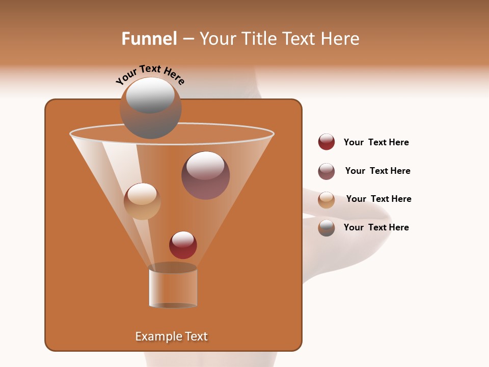 Stress Fingers Skin PowerPoint Template