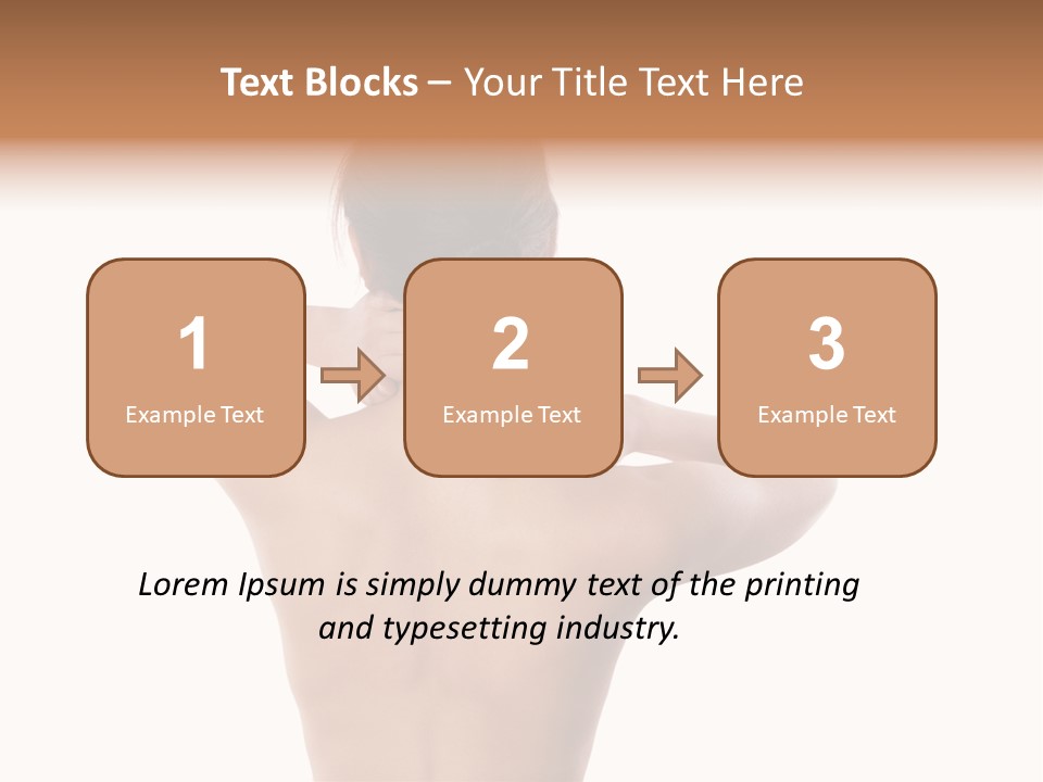 Stress Fingers Skin PowerPoint Template