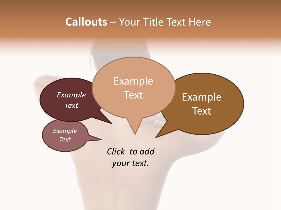 Stress Fingers Skin PowerPoint Template