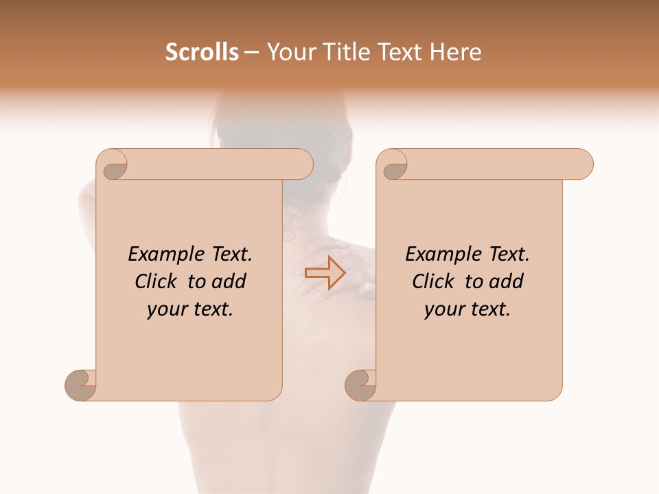 Stress Fingers Skin PowerPoint Template