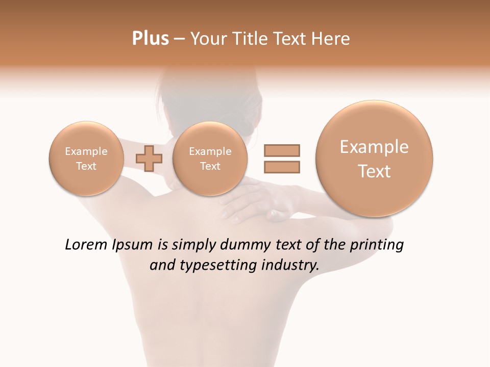 Stress Fingers Skin PowerPoint Template