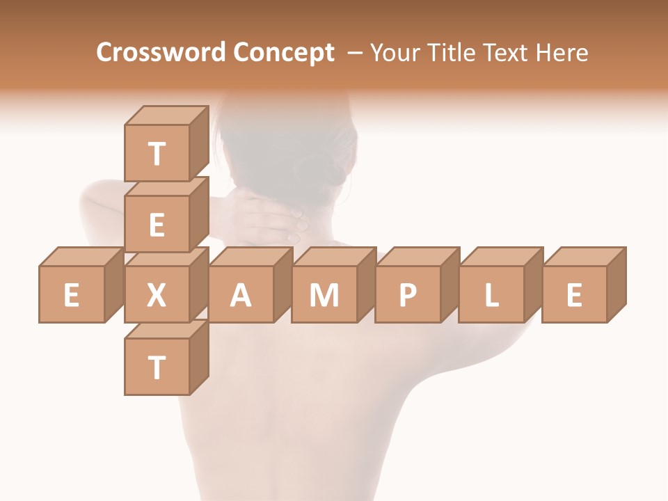 Stress Fingers Skin PowerPoint Template