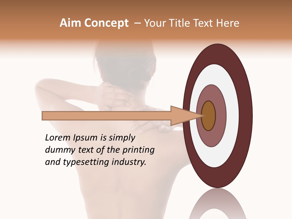 Stress Fingers Skin PowerPoint Template