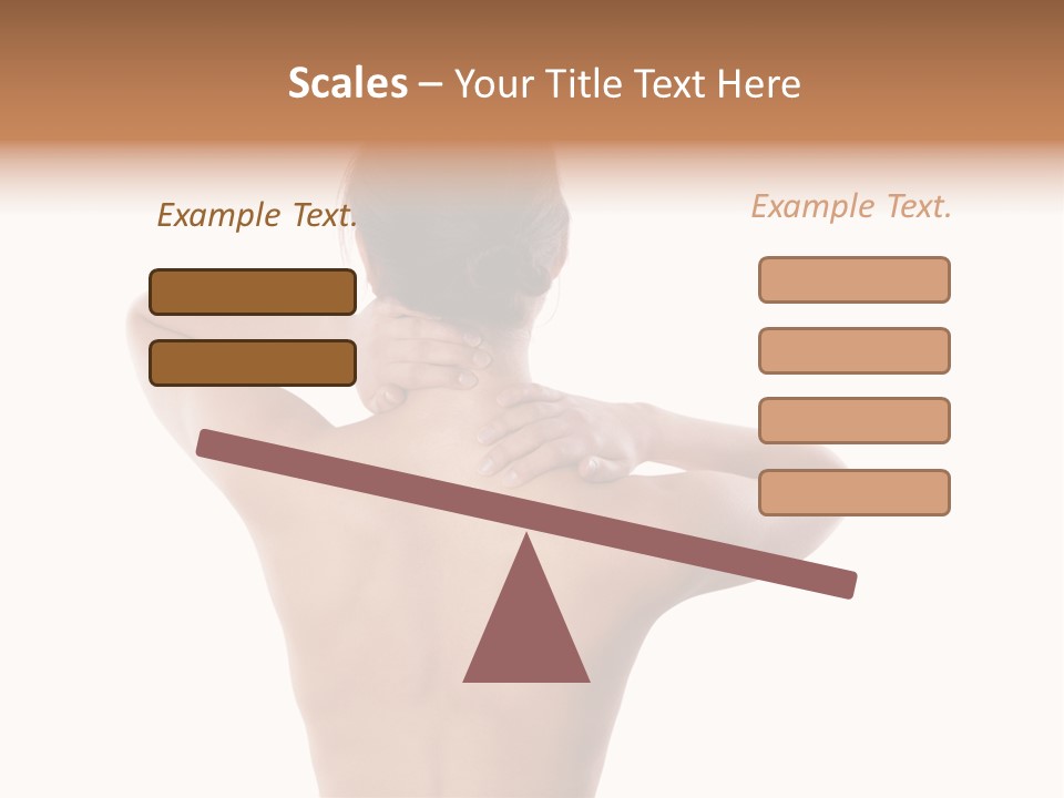 Stress Fingers Skin PowerPoint Template