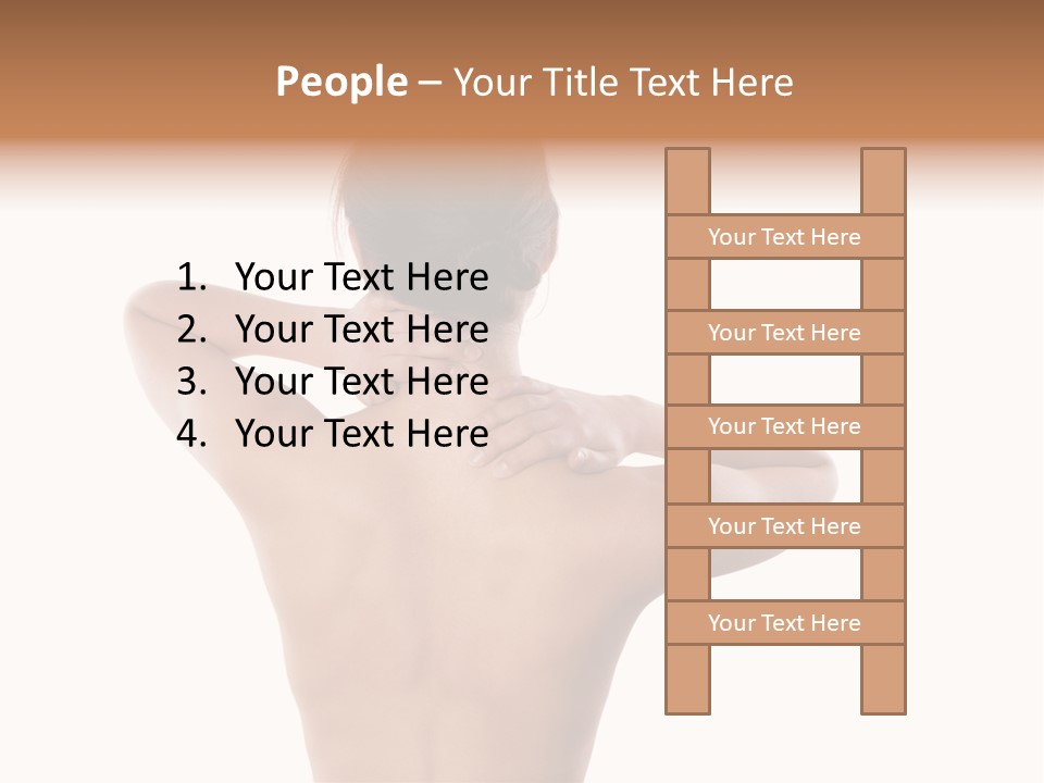 Stress Fingers Skin PowerPoint Template