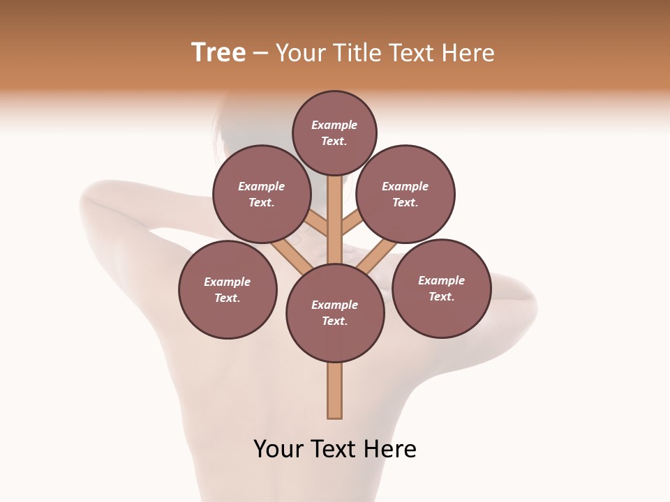 Stress Fingers Skin PowerPoint Template