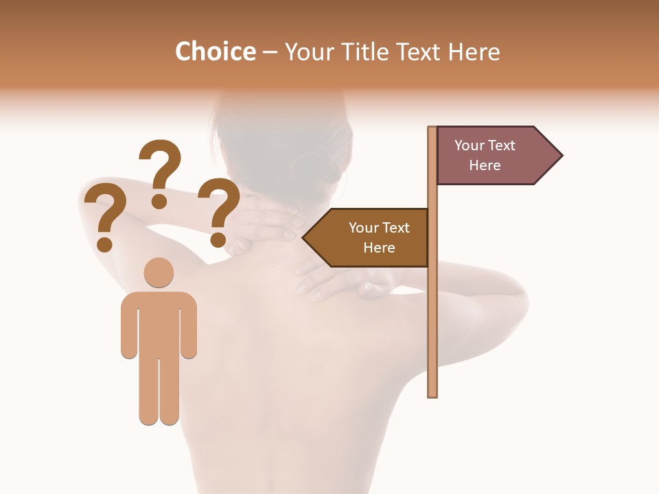 Stress Fingers Skin PowerPoint Template