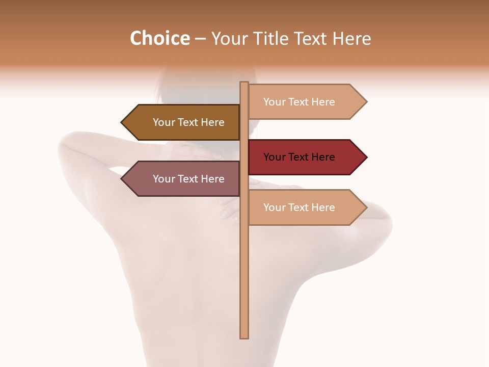 Stress Fingers Skin PowerPoint Template