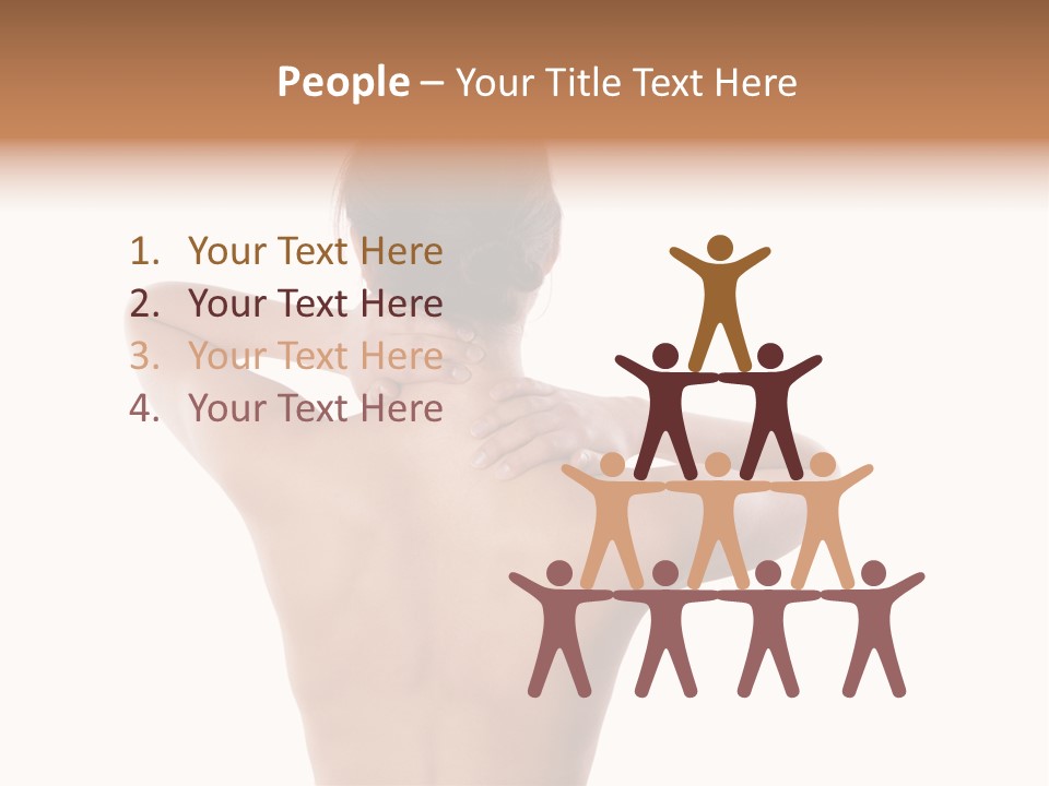 Stress Fingers Skin PowerPoint Template