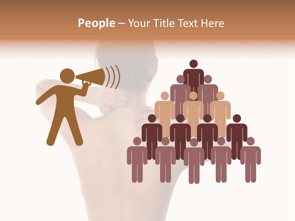 Stress Fingers Skin PowerPoint Template