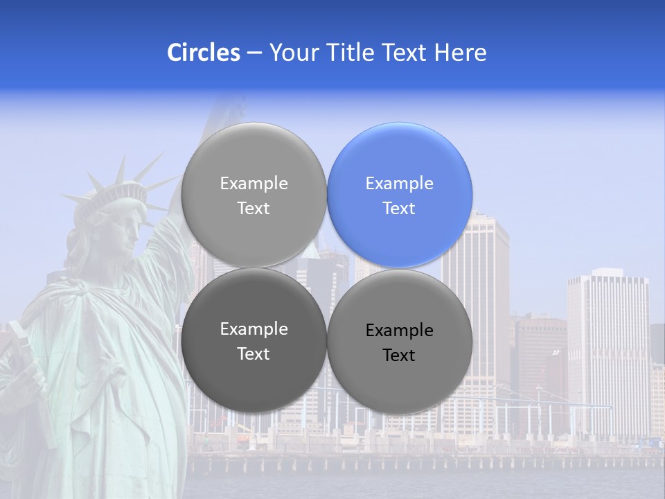 Waterfront Lower Freedom PowerPoint Template