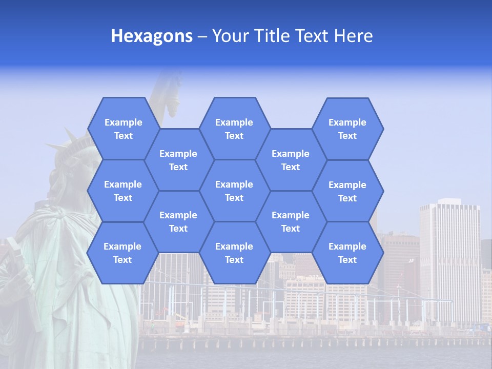 Waterfront Lower Freedom PowerPoint Template