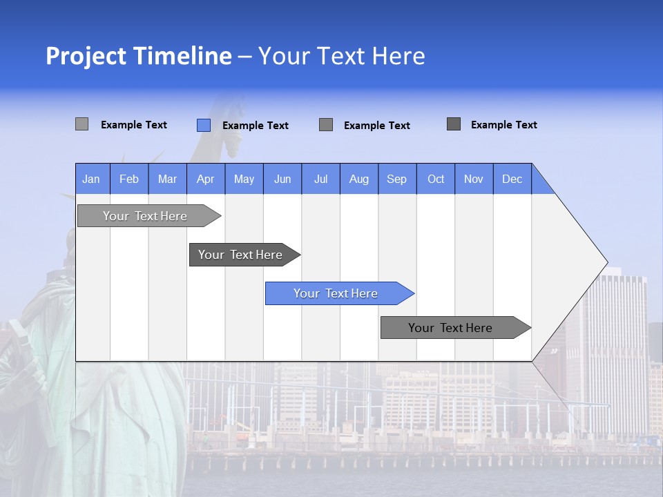 Waterfront Lower Freedom PowerPoint Template
