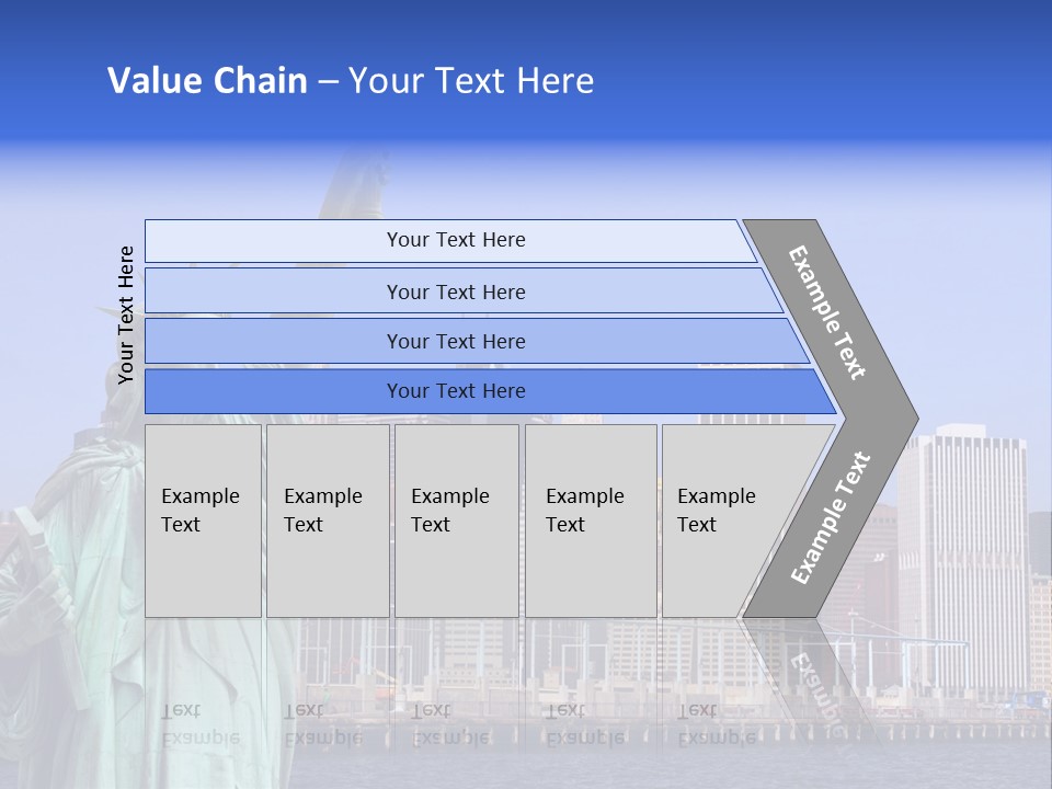 Waterfront Lower Freedom PowerPoint Template