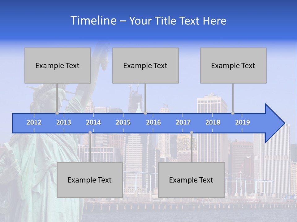 Waterfront Lower Freedom PowerPoint Template