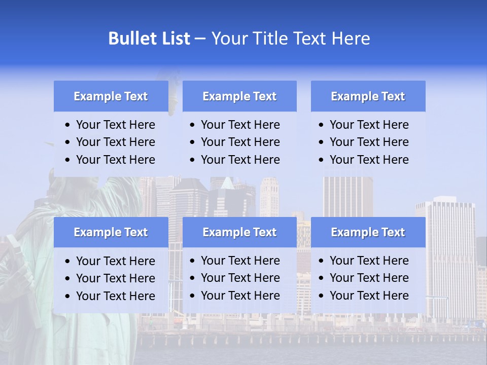 Waterfront Lower Freedom PowerPoint Template