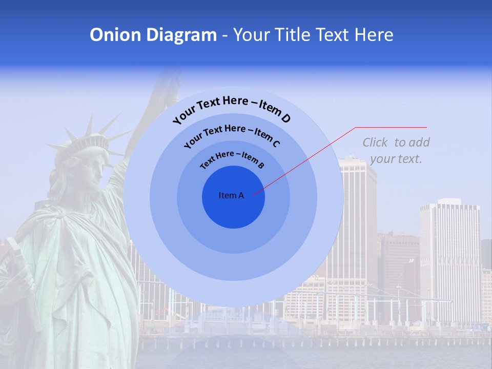 Waterfront Lower Freedom PowerPoint Template