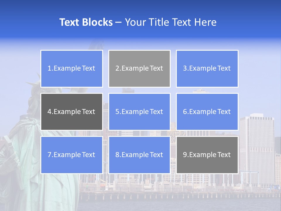Waterfront Lower Freedom PowerPoint Template