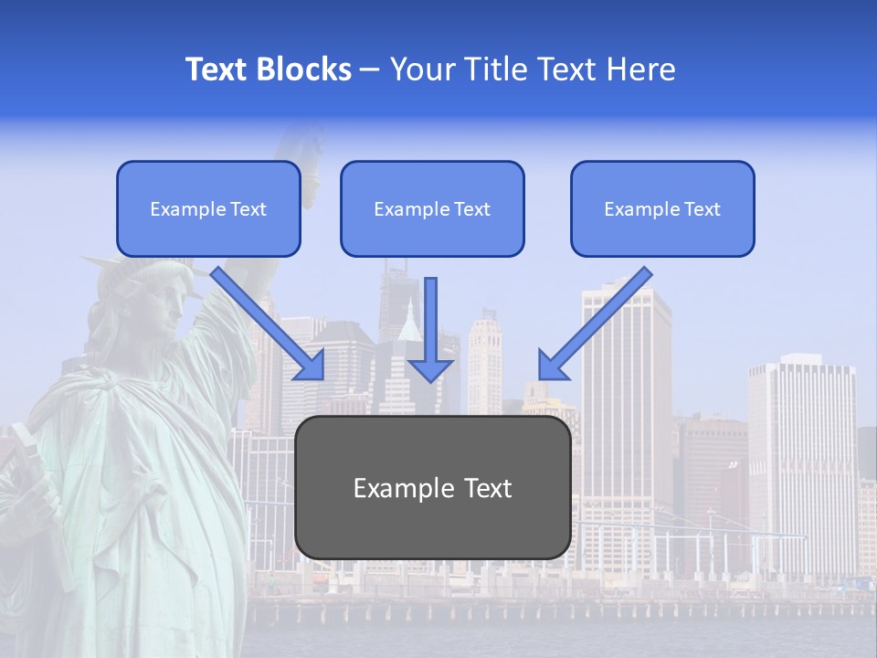 Waterfront Lower Freedom PowerPoint Template