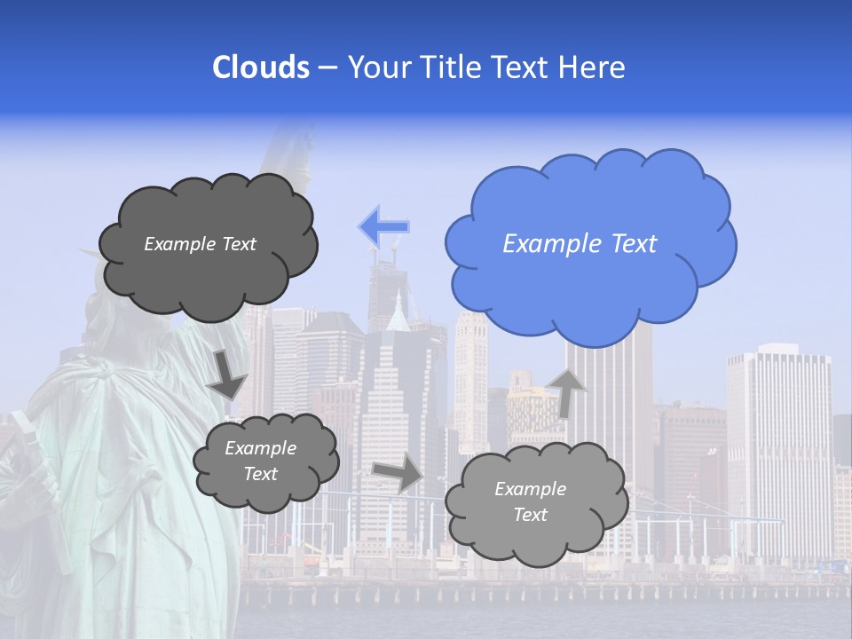 Waterfront Lower Freedom PowerPoint Template