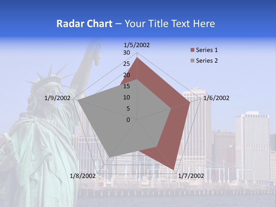 Waterfront Lower Freedom PowerPoint Template