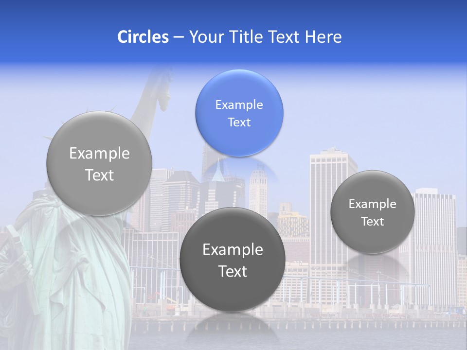 Waterfront Lower Freedom PowerPoint Template