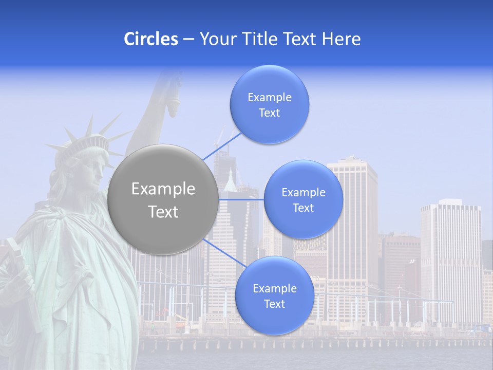 Waterfront Lower Freedom PowerPoint Template