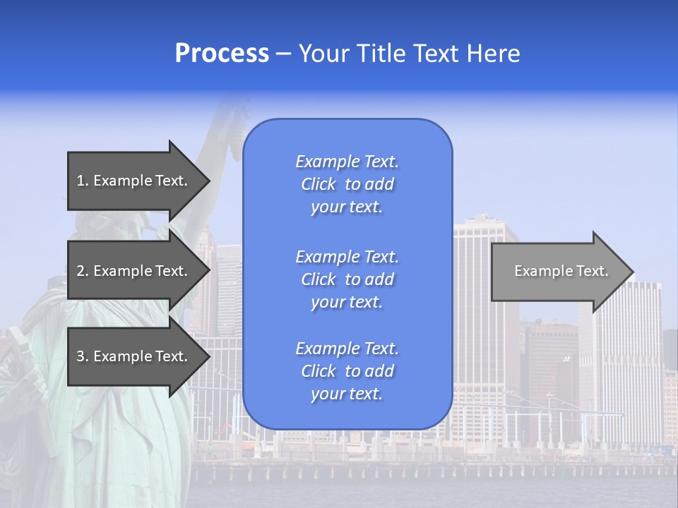 Waterfront Lower Freedom PowerPoint Template