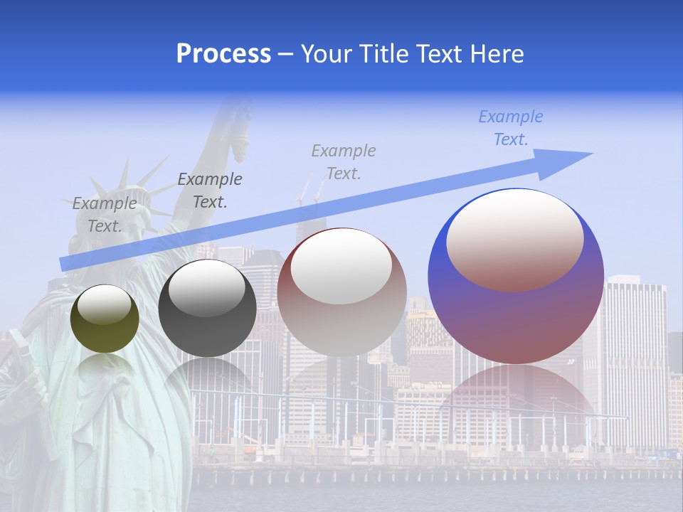 Waterfront Lower Freedom PowerPoint Template