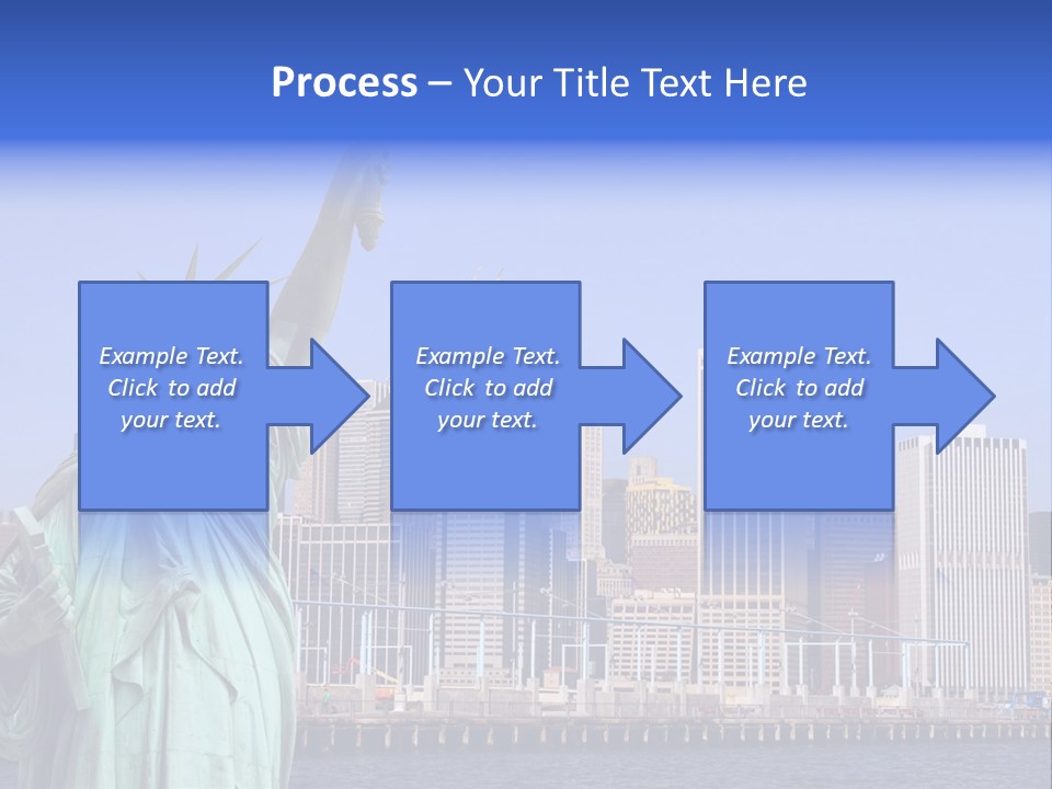 Waterfront Lower Freedom PowerPoint Template
