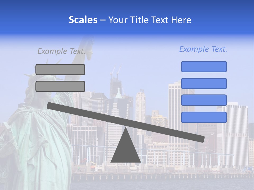 Waterfront Lower Freedom PowerPoint Template