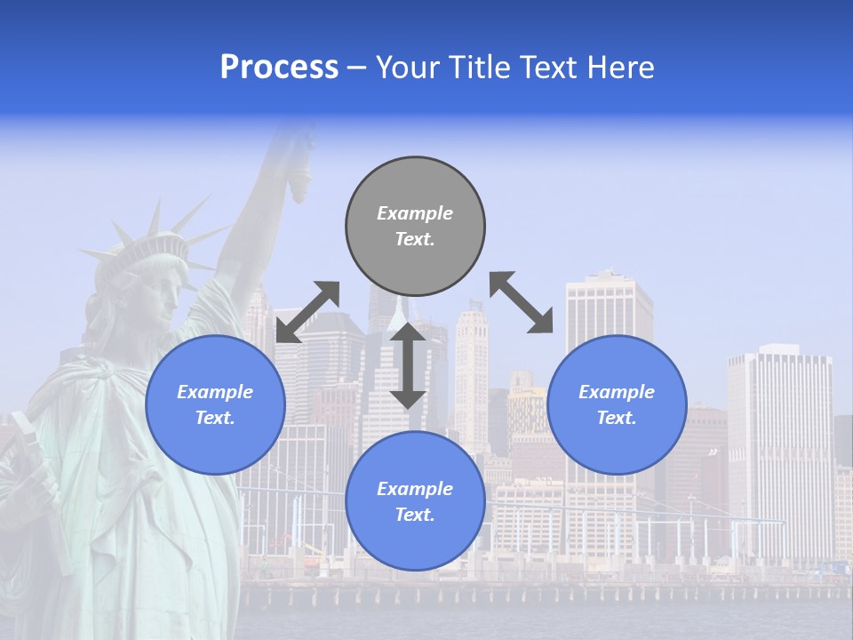 Waterfront Lower Freedom PowerPoint Template
