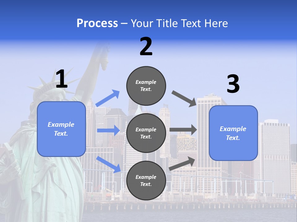 Waterfront Lower Freedom PowerPoint Template