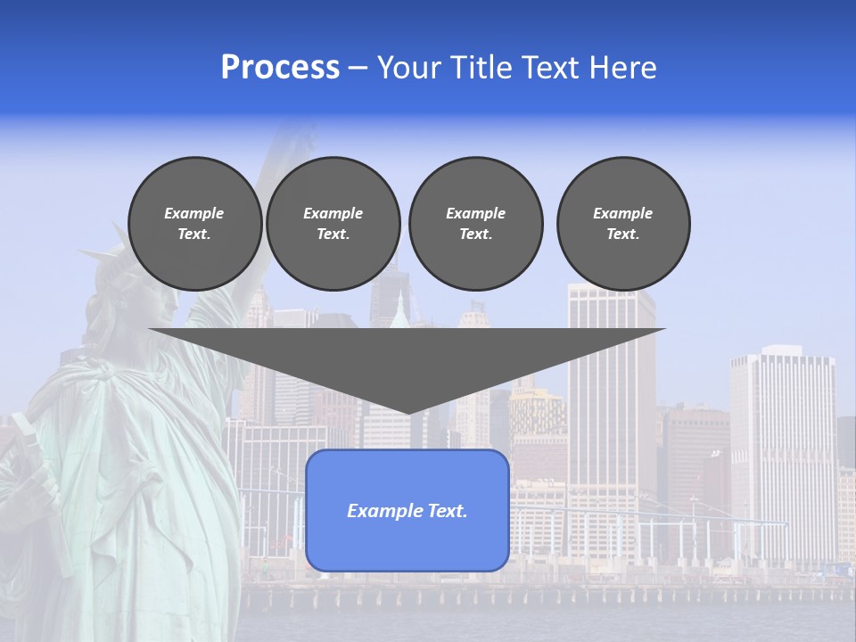 Waterfront Lower Freedom PowerPoint Template