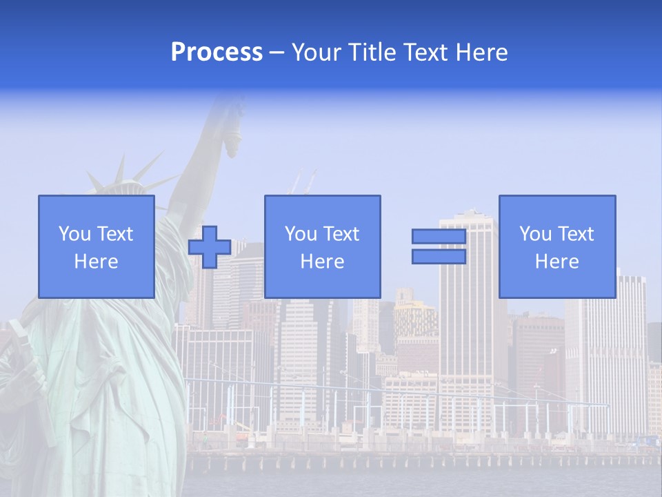 Waterfront Lower Freedom PowerPoint Template
