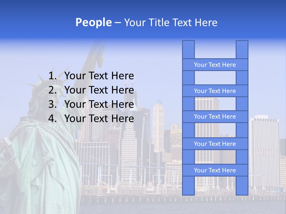Waterfront Lower Freedom PowerPoint Template