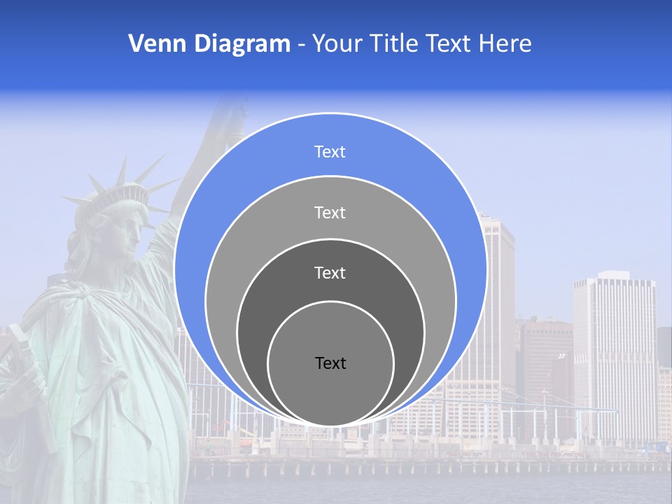 Waterfront Lower Freedom PowerPoint Template