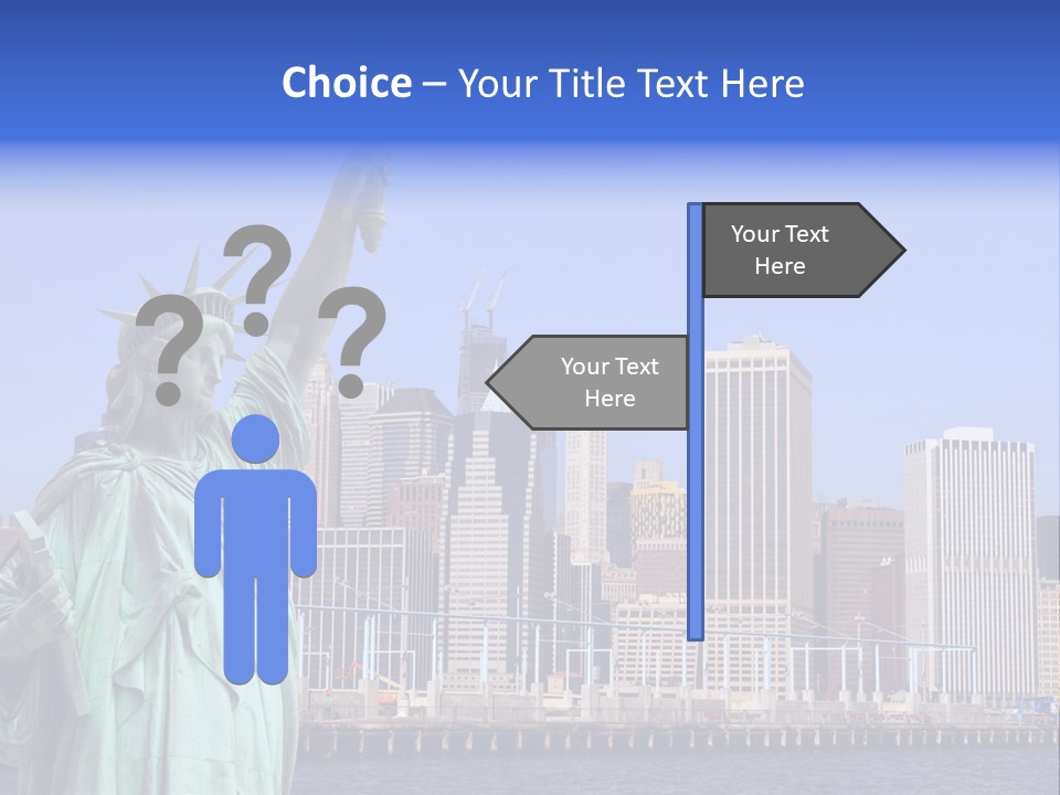 Waterfront Lower Freedom PowerPoint Template