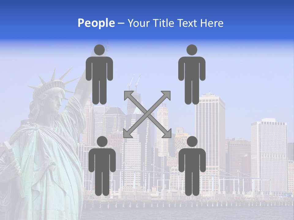 Waterfront Lower Freedom PowerPoint Template