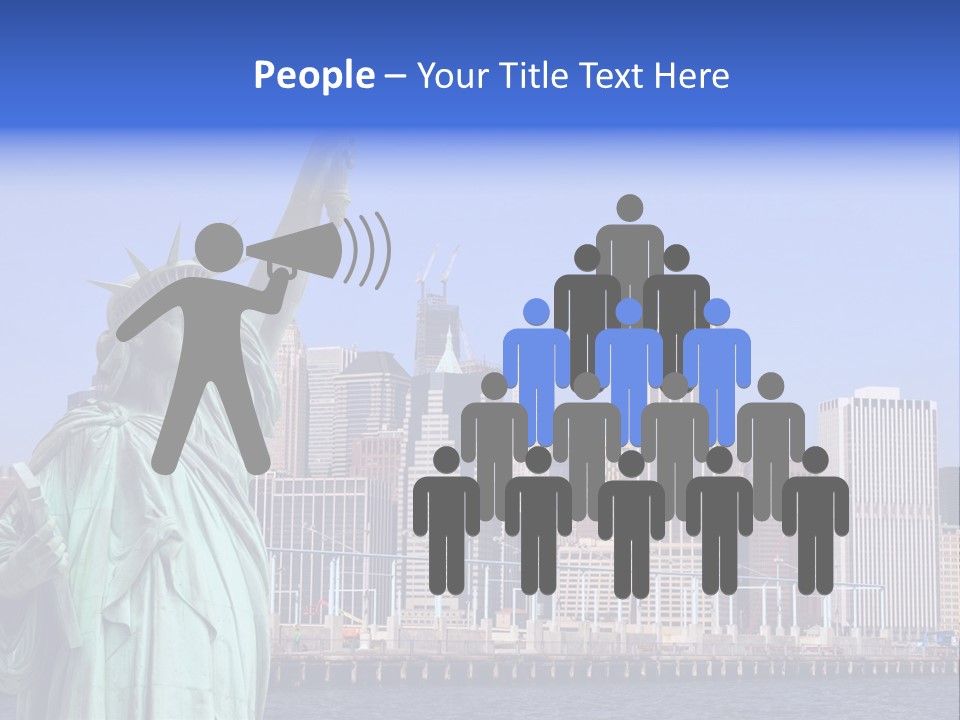 Waterfront Lower Freedom PowerPoint Template