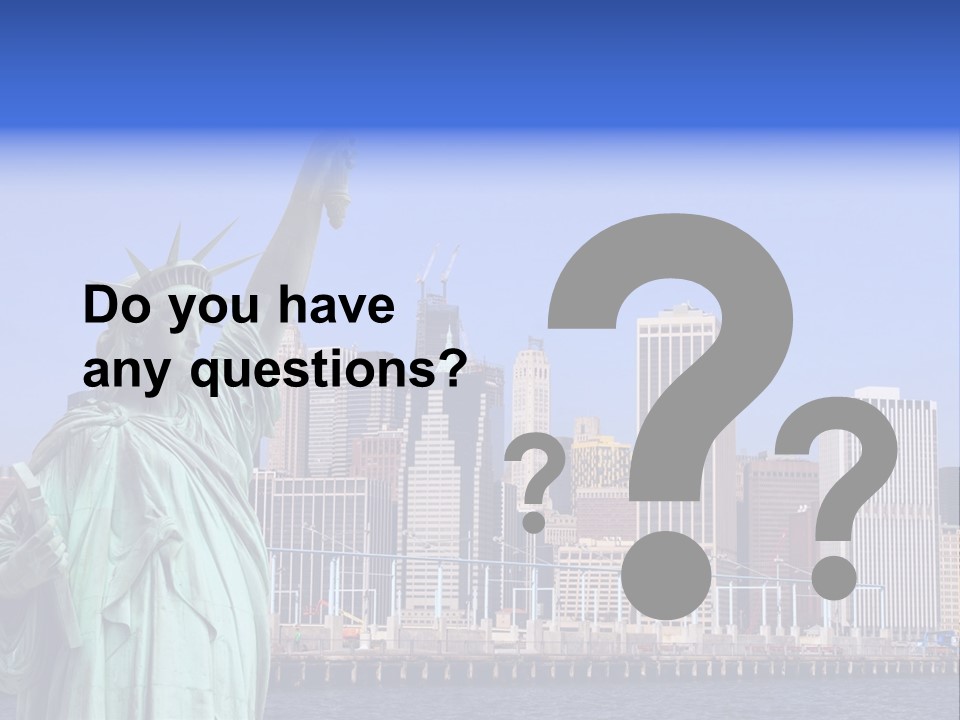 Waterfront Lower Freedom PowerPoint Template