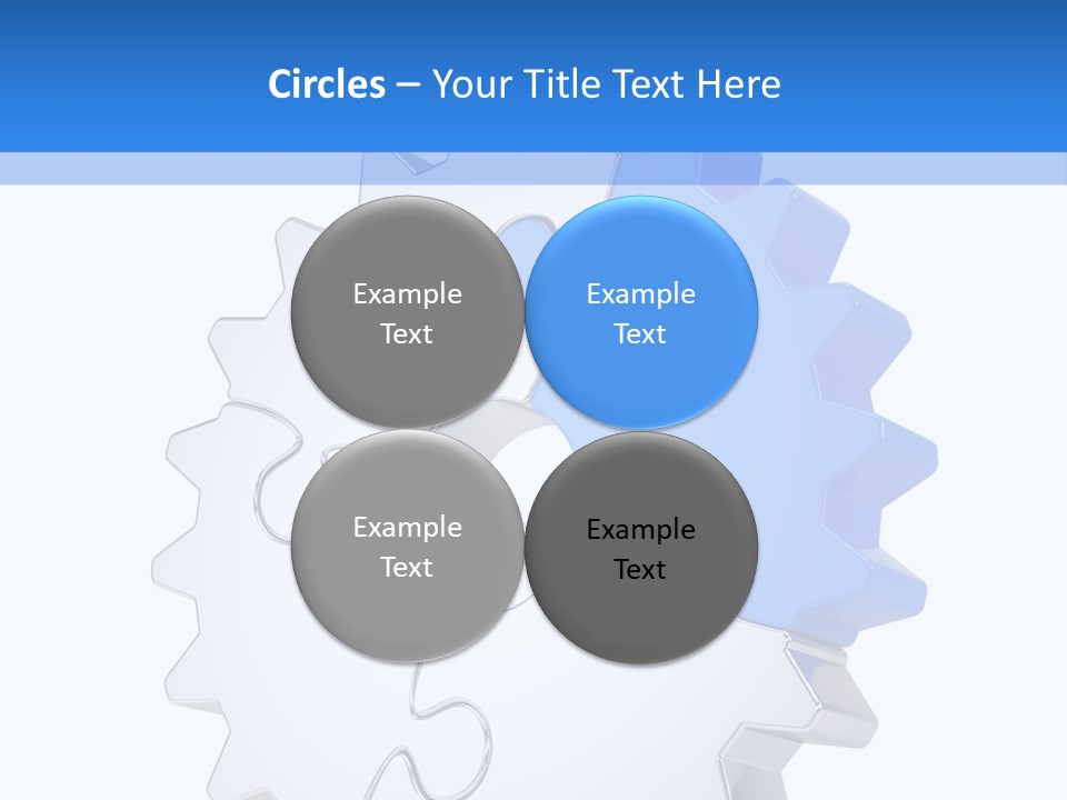 Tech Development Figure PowerPoint Template