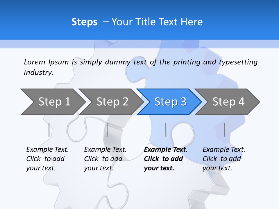 Tech Development Figure PowerPoint Template