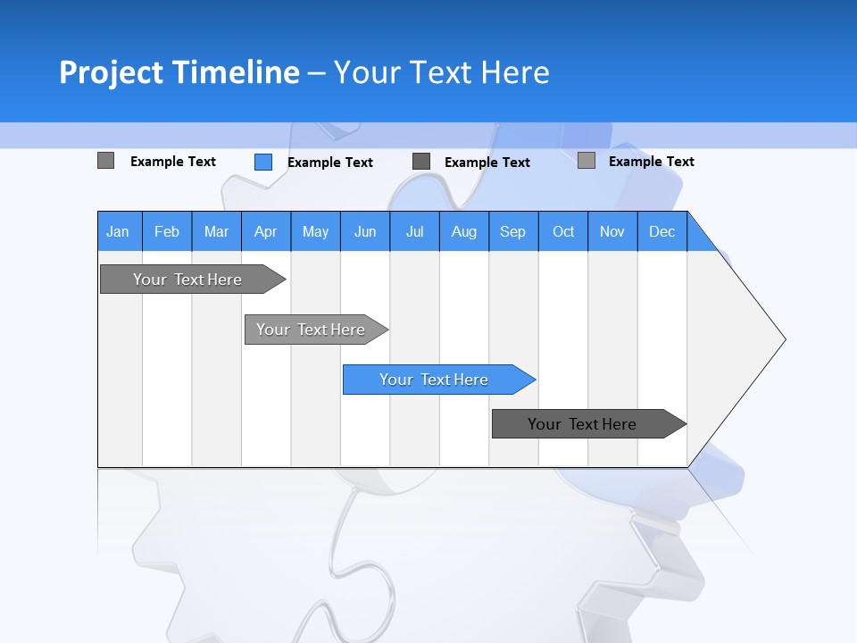 Tech Development Figure PowerPoint Template