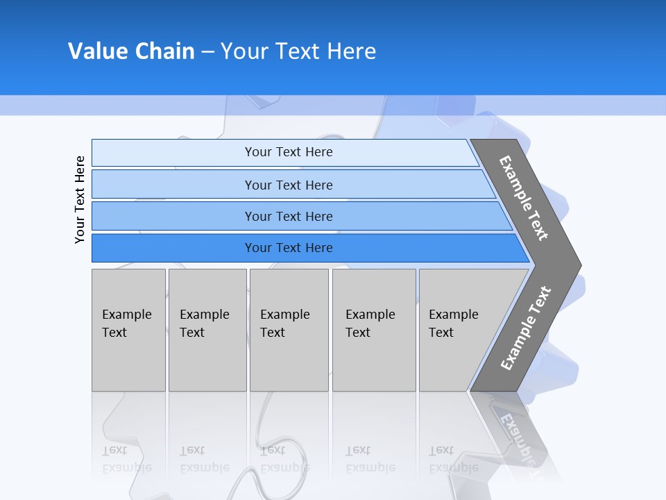 Tech Development Figure PowerPoint Template