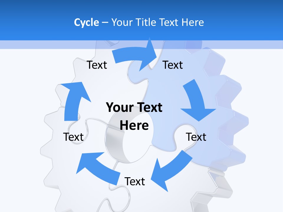 Tech Development Figure PowerPoint Template