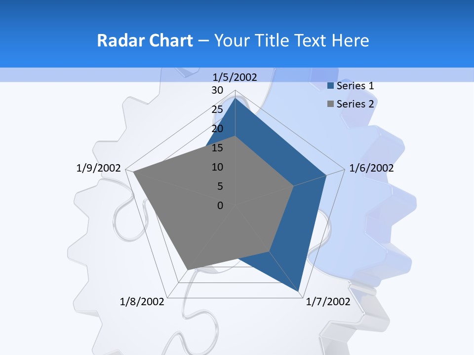 Tech Development Figure PowerPoint Template